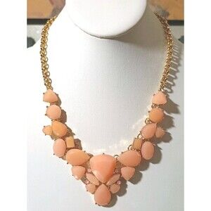 Kate Spade Color Pop Peach Good Tone Statement Necklace